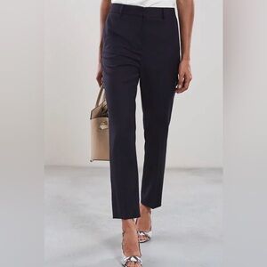 Reiss Navy Straight Leg Pants